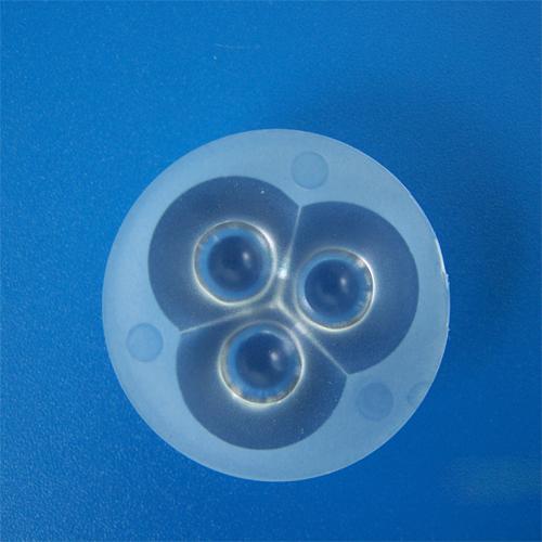 45degree Diameter 35mm 3in1 multi LED lens for Luxeon,Edison,Seoul,Prolight LEDs(HX-35x3M)