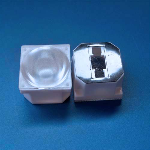 60degree Square 21.4mm matte(frosted) Led lens for OSRAM Golden Dragon LEDs(HX-OS-60M)