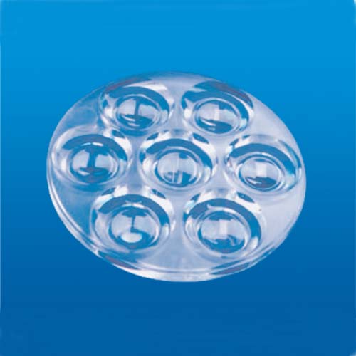 70degree Diameter 46.3mm 7in1 multi LED lens for CREE XR LEDs(HX-CL46x7-70)