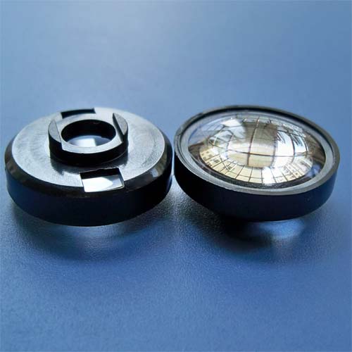 80degree Diameter 20mm polishing surface LED lens for CREE XR LEDs(HX-CREE-80)
