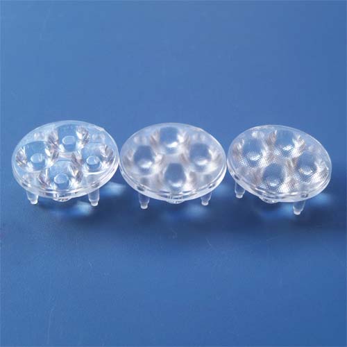 4in1- Diameter 25mm multi LED lens for CREE XPE,OSRAM Square,3535,3030 LEDs(HX-C25x4 Series)