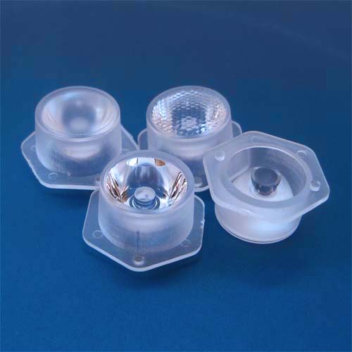 Diameter 15mm waterproof led lens for CREE XPE,,Osram Square,3535,3030 LEDs(HX-C15HEX Series)