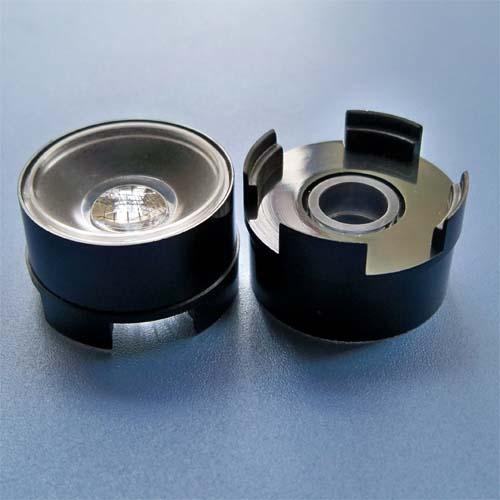 38|45|60 degree Diameter 22mm Led lens with holder for Cree-Luxeon-Seoul P4-Prolight-Edison LEDs(HX-SD22)