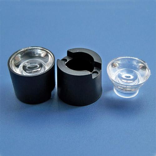 25 degree Diameter 14.6mm Led lens with holder for Luxeon-Seoul P4-Prolight-Edison LEDs(HX-L12-25)