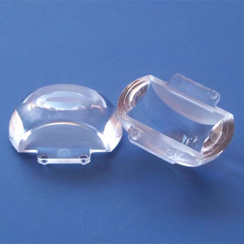 8x180degree  oval  Led lens for CREE XP |Federal 5050|Seoul MJT4040 LEDs(HX-CTD-FC)